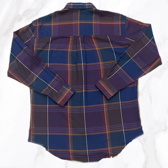 Vintage‎ Chaps Ralph Lauren Men's Plaid Button Down Dress Shirt, Size M - Picture 2 of 5